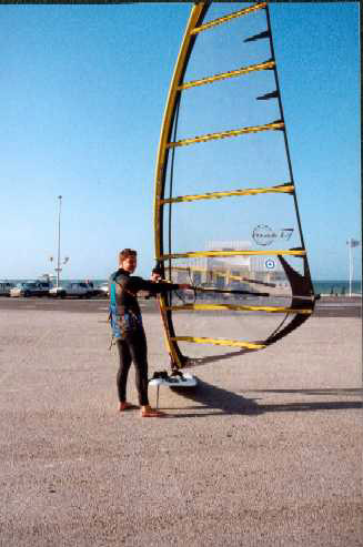 Moi avec ma voile diablo 6.7 m